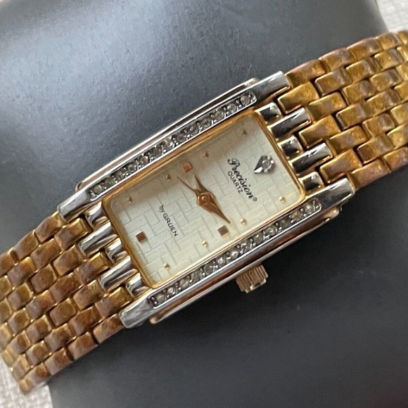 Precision by Gruen Women Wristwatch Gold Tone Quartz Analog Ladies Watch - Picture 2 of 11